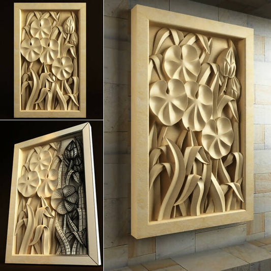 Flowers wall decor